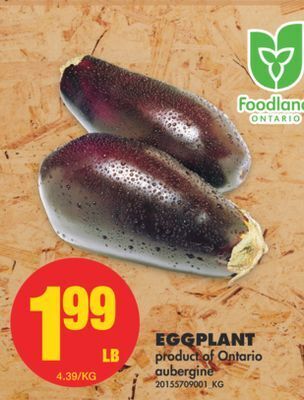 No Frills Eggplant offer
