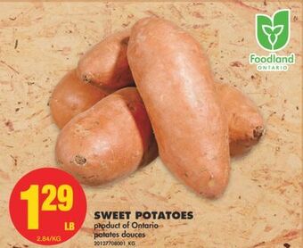 No Frills Sweet potatoes offer