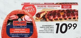 Sobeys Schneiders or maple leaf hams offer