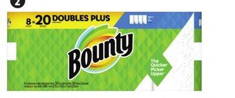 Canadian Tire Bounty paper towels 8=20 rolls offer