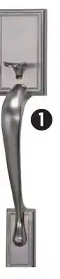 Canadian Tire Garrison electronic grip set door handle & deadbolt lock set, satin nickel finish offer