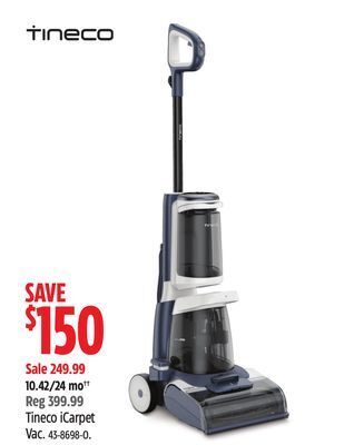 Canadian Tire Tineco icarpet vac offer