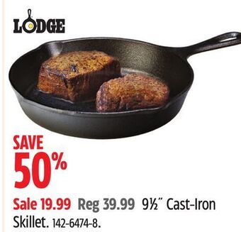 Canadian Tire Lodge 91⁄2˝ cast-iron skillet offer