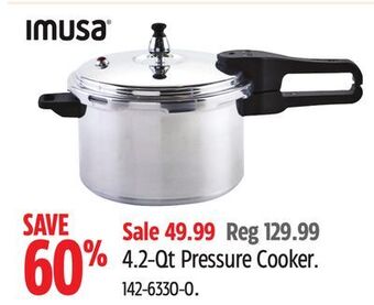 Canadian Tire Imusa 4.2-qt pressure cooker offer
