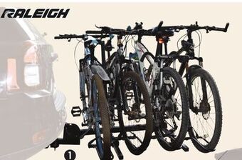 Canadian Tire Raleigh 2 + 2 bike hitch platform offer