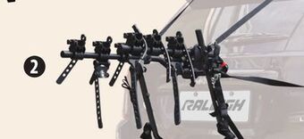 Canadian Tire Raleigh 3-bike trunk rack offer