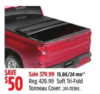 Canadian Tire Soft tri-fold tonneau cover offer