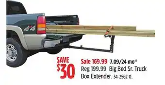 Canadian Tire Big bed sr offer