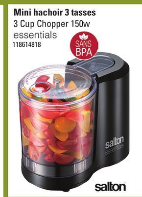 Sushi Shop Salton 3 cup chopper 150w offer