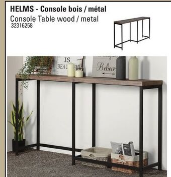 Sushi Shop Console table wood / metal offer