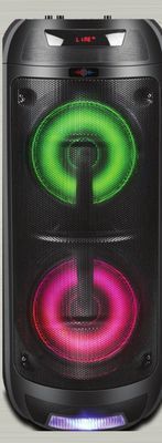 Sushi Shop Bluetooth double 8" speaker mic input & rgb led lights offer