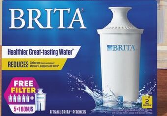 Walmart Brita filters 5-pack or marina 8-cup water pitcher offer