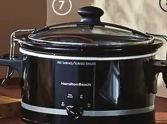 Walmart Hamilton beach stay or go 4- qt. slow cooker with clips offer