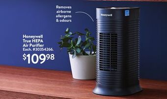 Walmart Honeywell true hepa air purifier offer