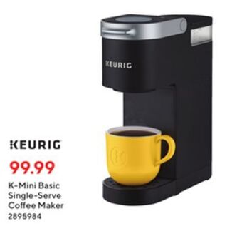 Staples Keurig k-mini basic single-serve coffee maker offer