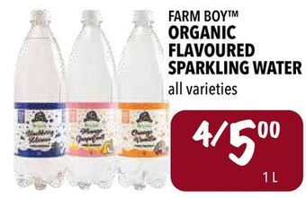 Farm Boy Farm boy™ organic flavoured sparkling water offer