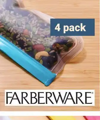 Giant Tiger Farberware 4 pack resusable food bags offer