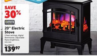Home Hardware 20" electric stove offer