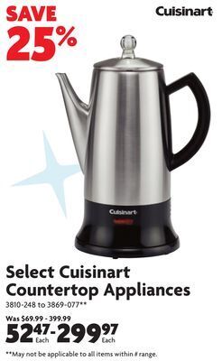 Home Hardware Select cuisinart countertop appliances offer