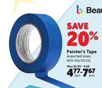 Home Hardware Painter's tape offer