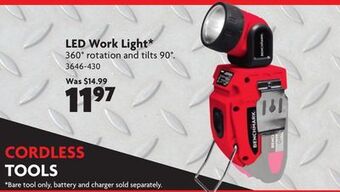 Home Hardware Led work light* offer