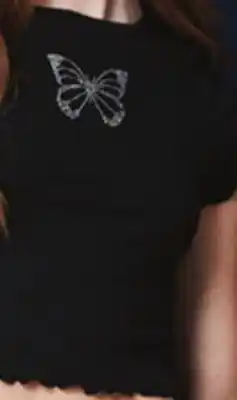 Walmart Wild skye crew neck top with rhinestones offer