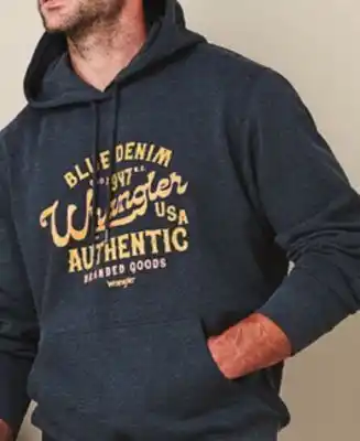 Walmart Men's wrangler hoodie offer