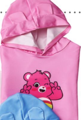 Walmart Kids' patpat care bears graphic hooded sweatshirt offer