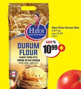 Chalo FreshCo Heer flour durum atta 9.07 kg offer