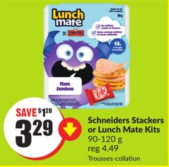 Chalo FreshCo Schneiders stackers or lunch mate kits 90-120 g offer