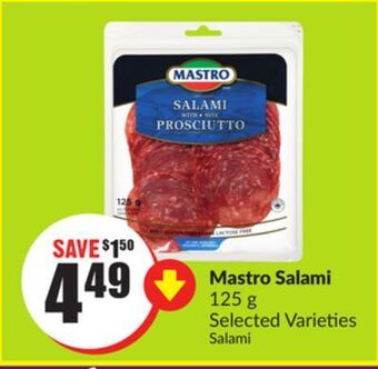 Chalo FreshCo Mastro salami 125 g selected varieties offer