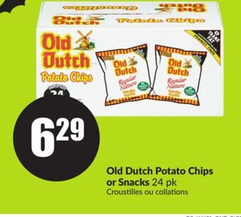 Chalo FreshCo Old dutch potato chips or snacks 24 pk offer