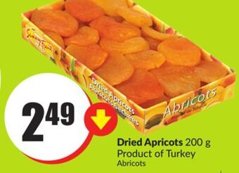 Chalo FreshCo Dried apricots 200 g product of turkey offer
