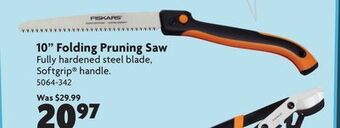 Home Hardware 10" folding pruning saw offer