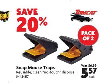 Home Hardware Snap mouse traps offer