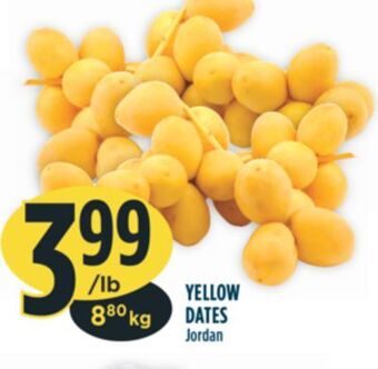 Marché Adonis Yellow dates offer