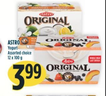 Marché Adonis Astro yogurt offer