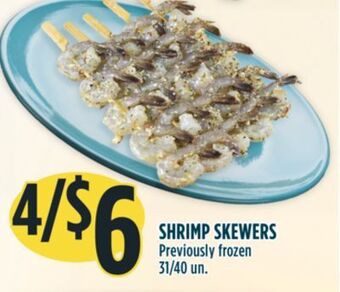 Marché Adonis Shrimp skewers offer