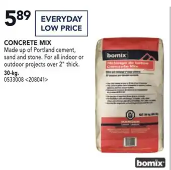 RONA Bomix concrete mix offer