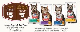 Ren’s Pets Depot Hill's large bags of cat food offer