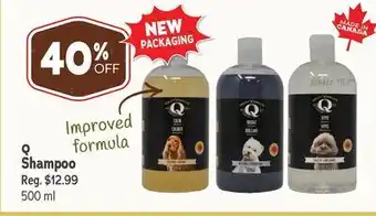 Ren’s Pets Depot Q shampoo offer