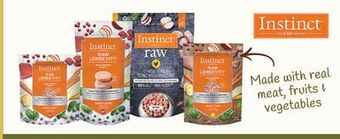 Ren’s Pets Depot Instinct frozen & raw dog & cat food offer