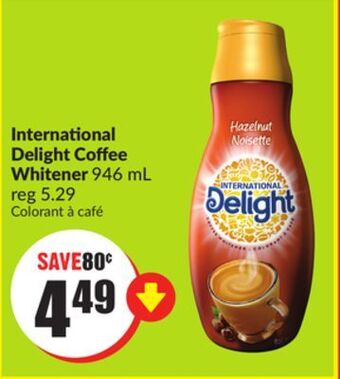 FreshCo International delight coffee whitener 946 ml offer