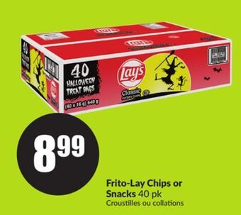 FreshCo Frito-lay chips or snacks 40 pk offer