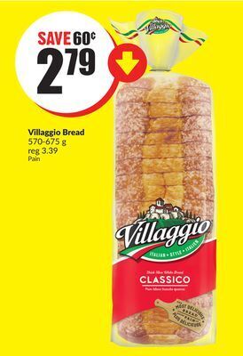 FreshCo Villaggio bread 570-675 g offer