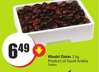 FreshCo Khudri dates 1 kg product of saudi arabia offer