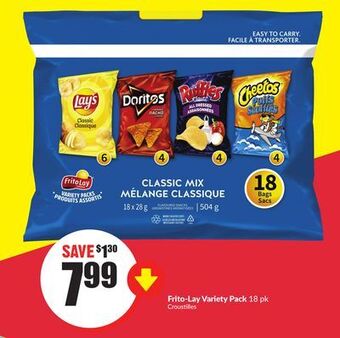 Frito-lay variety pack 18 pk