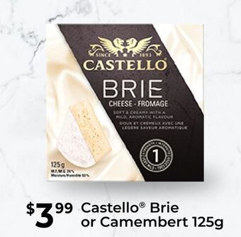 FreshCo Castello brie or camembert offer