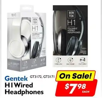 Gentek hi wired headphones