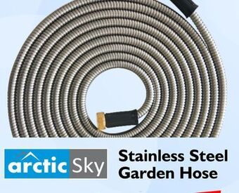 Factory Direct Arctic sky stainless steel garden hose offer